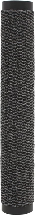 Paillasson The Living Store - 60x180 cm - Anthracite - Polypropylène tufté