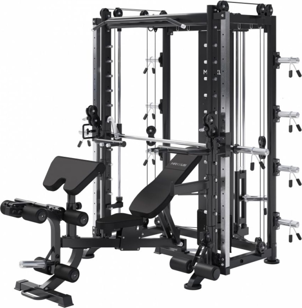 MAXXUS Smith Machine 10.1 - Multifunctioneel - Krachtstation - Multipress - Power rack - Homegym