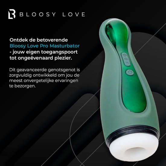 Bloosy Love® Pro Masturbator - Fleshlight - Masturbator voor mannen - Pocket Pussy - Masturbators - Sekspop vervanger - Seks speeltjes en Vibrators voor koppels - Bloosy Love