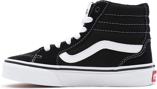 Baskets pour femmes Vans YT Filmore Hi Garçons - Noir/ White - Taille 30