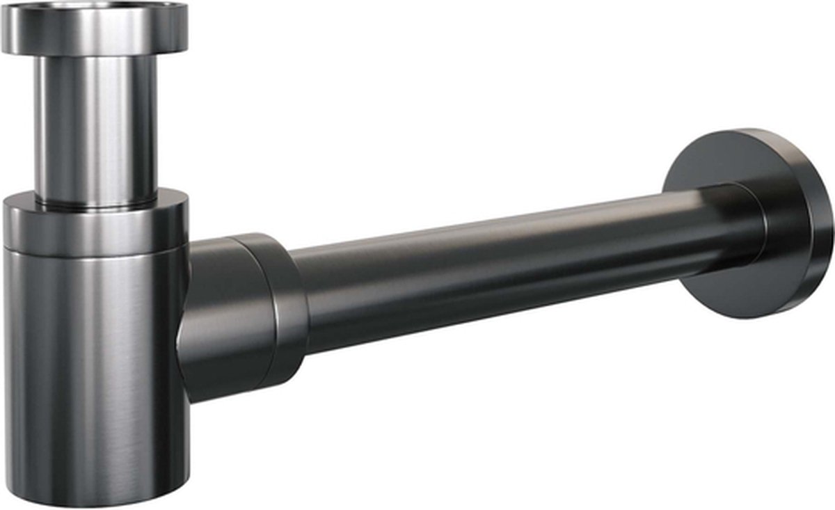 Brauer Gunmetal Edition Design Sifon - compact - PVD - geborsteld gunmetal