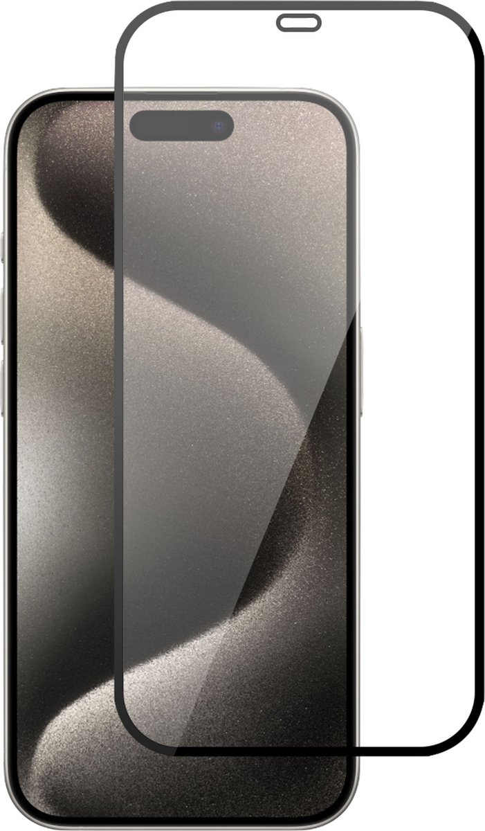Screenprotector geschikt voor iPhone 15 Pro – Gehard Glas - Full Proteqt+