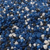 Aqua Della - Aquariumbodembedekking - Vissen - Aquariumgrind Blue Mix 2kg Blauw - 1st