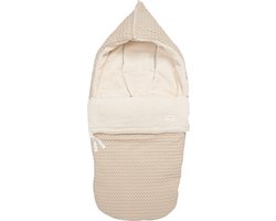 Product: Koeka Oslo voetenzak voor buggy - wafelstof met teddy - zand, van het merk 