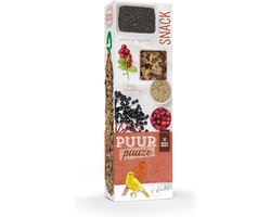 Witte Molen - Vogelsnack - Vogel - Puur Pauze Sticks Kanarie Vlier- & Veenb 60gr - Tray - 2st