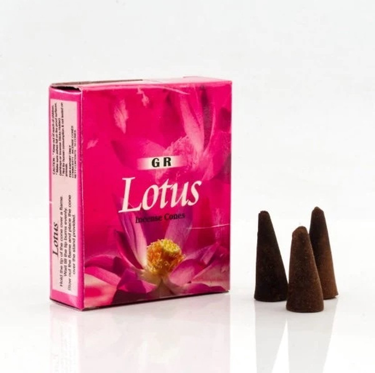 Wierookkegels 'Lotus', GR, 10 cones (20 gram)