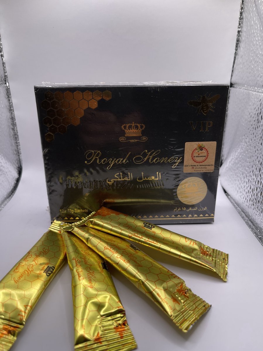 Royal Honey Plus Vip (Boîte de 12 sachets)