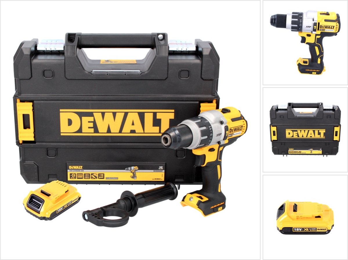 DeWalt DCD 996 NT accu klopboormachine 18 V 95 Nm borstelloos + 1x accu 2.0 Ah + TSTAK - zonder oplader