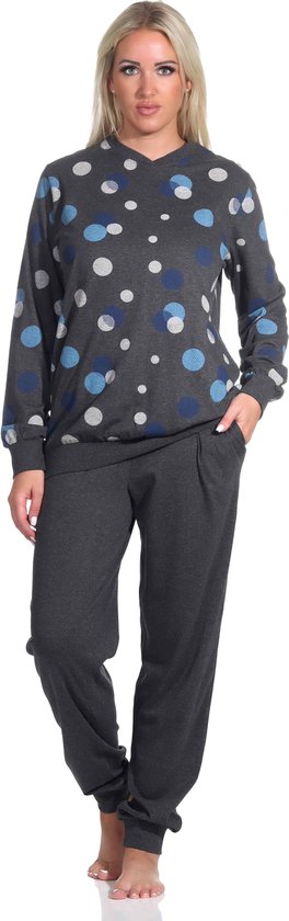 Normann dames pyjama Creative 71291 - Blauw - M 40/42