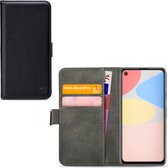 Mobilize Classic Gelly Wallet Telefoonhoesje geschikt voor Google Pixel 4a Hoesje Bookcase Portemonnee - Zwart