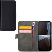 Mobilize Classic Gelly Wallet Telefoonhoesje geschikt voor Sony Xperia 10 III Hoesje Bookcase Portemonnee - Zwart