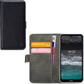 Mobilize Telefoonhoesje geschikt voor Nokia C21 Plus Hoesje | Mobilize Classic Gelly Wallet Bookcase Portemonnee | Pasjeshouder voor 2 Pasjes | Telefoonhoesje voor Pinpas / OV Kaart / Rijbewijs - Zwart