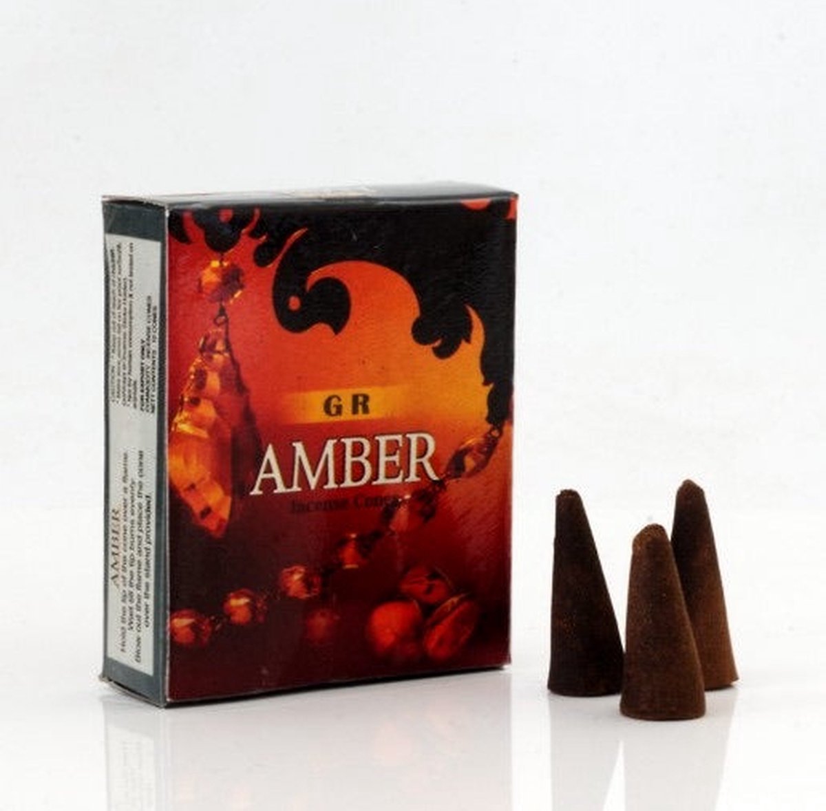 Wierookkegels 'Amber', GR, 10 cones (20 gram)