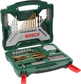 Bosch X-Line borenset - 70-delig - Titanium Plus Serie - Voor hout, metaal en steen