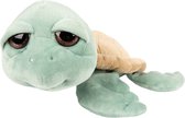 Suki Gifts pluche zeeschildpad Jules knuffeldier - cute eyes - mintgroen - 24 cm - Hoge kwaliteit