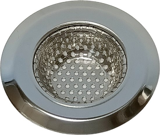 Luxe RVS gootsteen zeef Ø74 - 39mm - gootsteenstop -netje - afvoerzeef - korfplug - gootsteenbakje