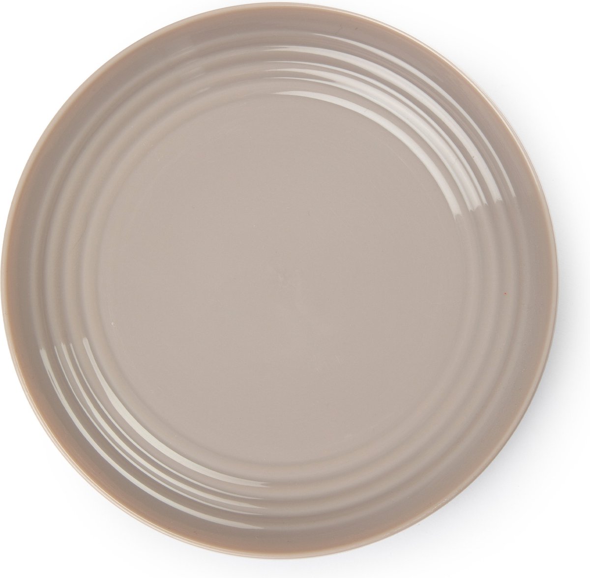 PlasticForte Rond bord/camping bord - D22 cm - beige - kunststof
