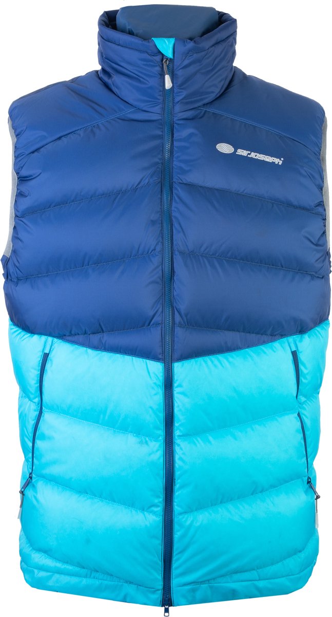 Sir Joseph Bodywarmer Ladak Heren Polyester Blauw/turquoise Mt S