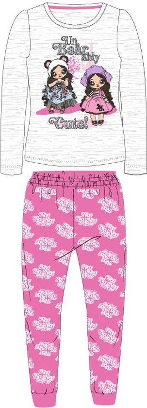 Na!Na!Na! surprise pyjama katoen grijs/roze maat 98