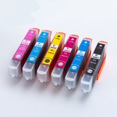 Inktcartridges Geschikt voor Epson 24 / 24XL | Multipack van 6 inktcartridges Geschikt voor Epson Expression Photo XP55, XP750, XP760, XP850, XP860, XP950, XP960 en XP970