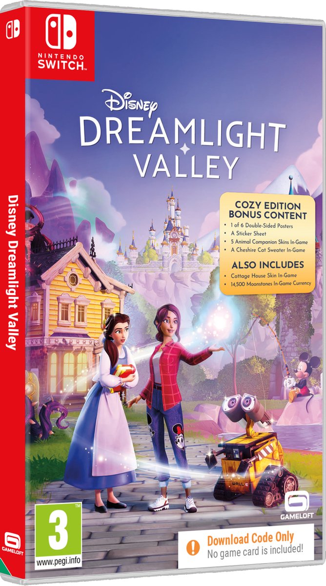 Disney Dreamlight Valley - Cozy Edition (Code-in-a-box) - Nintendo Switch, Jeux