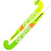 Grays houten hockeystick 200i Ultrabow Indoor Jun Stk Fluo Geel / Fluo Groen - maat 34.0