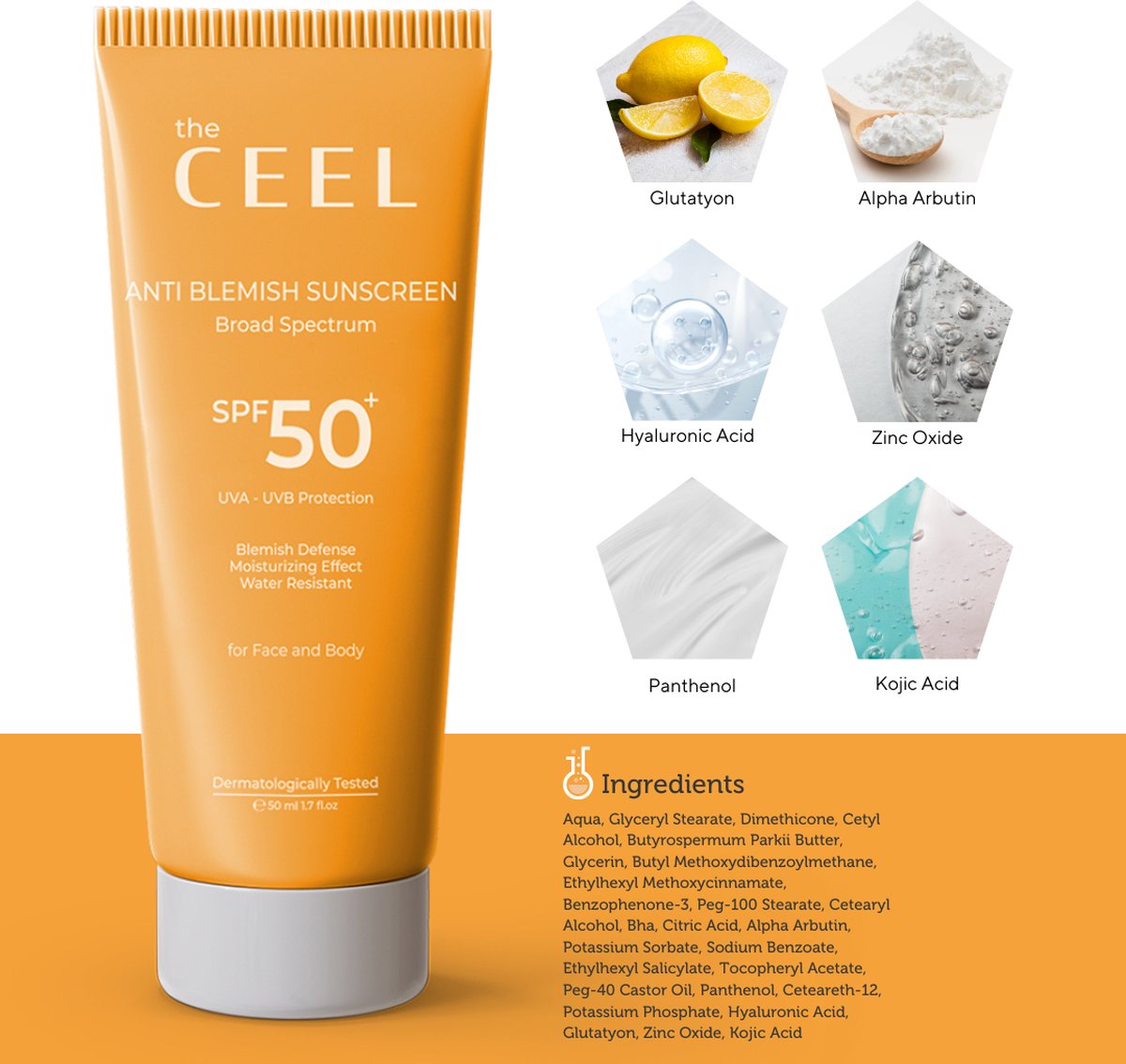 Crème solaire anti-taches haute protection spf 50+ | bol