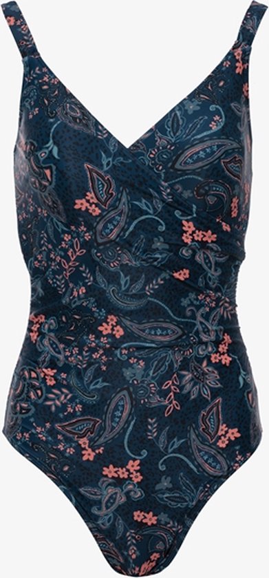 CUPSHE dames bikinisets hoge taille V-hals halter rughaak driehoek hoge snit brutale tweedelige badpak, Rood, L