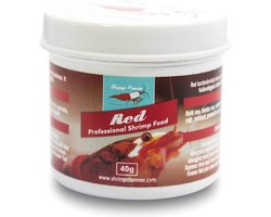 Shrimps Forever Red Poeder - Rode kleur ondersteuning bij garnalen - Garnalen voer voor Caridina & Neocaridina garnalen - Aquarium