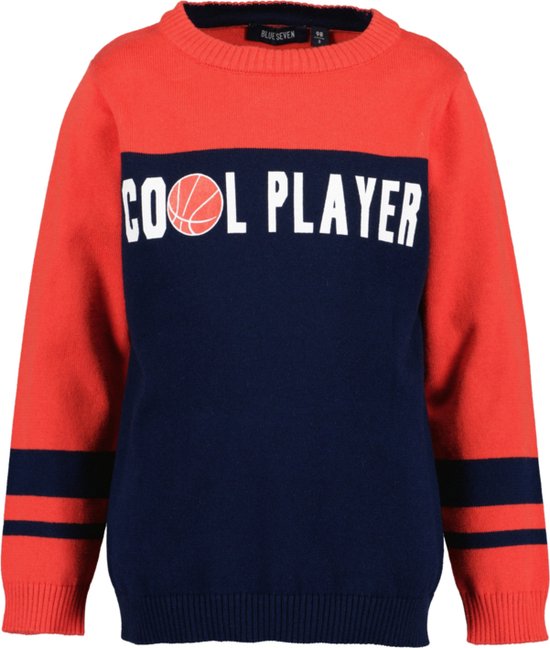 Blue Seven-boys knitted pullover-Tomato - Maat 92