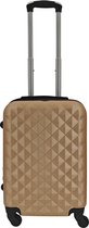 SB Travelbags 'Expandable' Handbagage koffer 55cm 4 wielen trolley - Champagne
