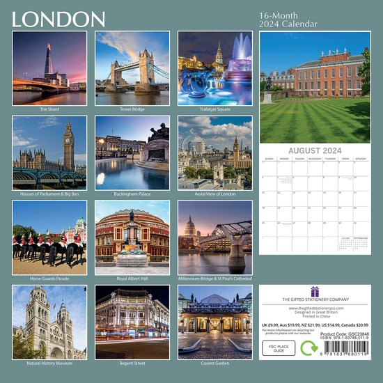 London Kalender 2024 bol