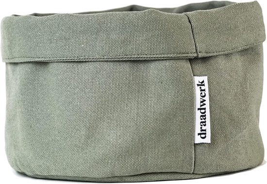 KADAX Gevlochten mand, broodmand van polypropyleen, fruitmand, voedselmand in 3 verschillende kleuren, ontbijtvlechtmand, bestekmand, opbergmand (grijs, ovaal