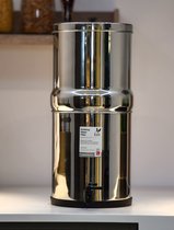 Système de filtre à eau en acier inoxydable British Berkefeld | 12 litres | filtrer et purifier l'eau du robinet | filtrer l'eau de pluie | filtre à eau de survie et outdoor