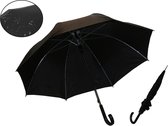 PD® Paraplu - 100 cm - Zwart - Automatisch Openingsmechanisme - Stijlvolle bescherming tegen regen