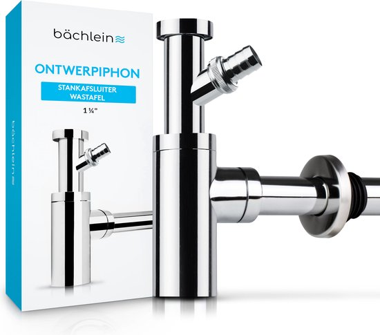 Siphon universel Bächlein pour lavabo et lavabo - bouchon de vidange exact  - siphon