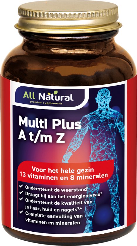 All Natural Multi Plus A-Z Tabletten 100TB