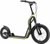 STAR SCOOTER autoped 16 inch + 12 inch, zwart