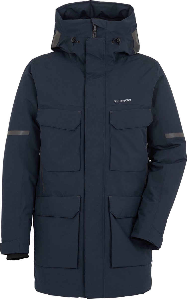 Didriksons DREW USX PARKA 7 Heren Outdoor parka Blauw