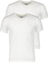 Jac Hensen 2 Pack T-shirt - V-hals - Wit - XL