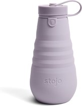 Stojo - Drinkfles - 590 ml - Lilac - Opvouwbaar - Herbruikbaar - Paars