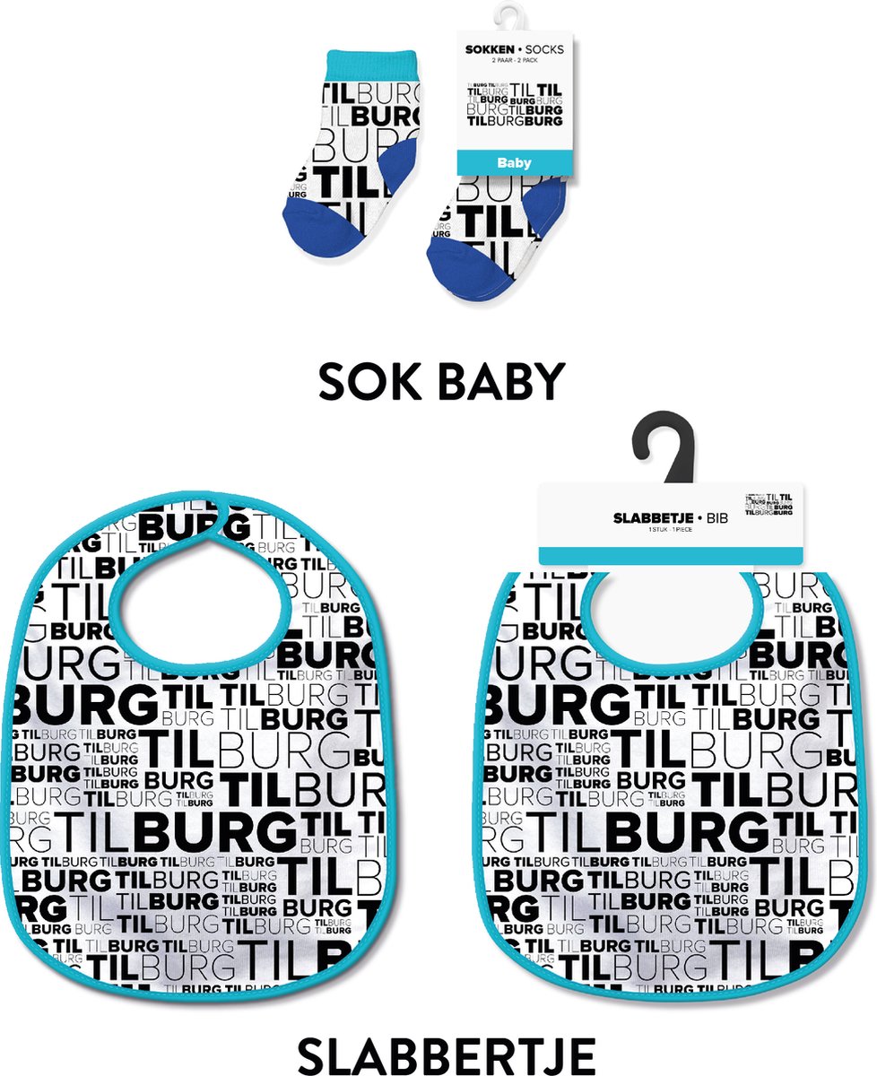 Slabbetjes en sokken met tekst - Baby cadeautjes en kraamcadeautjes - TIlburg