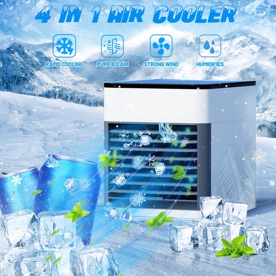 Arctic air ultra - Mini aircooler met LED verlichting - Luchtkoeler - ECO  friendly -... | bol