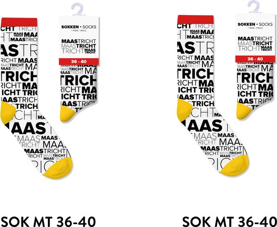 Maastricht sokken heren en dames - multipack 2 paar - cadeau voor man en vrouw