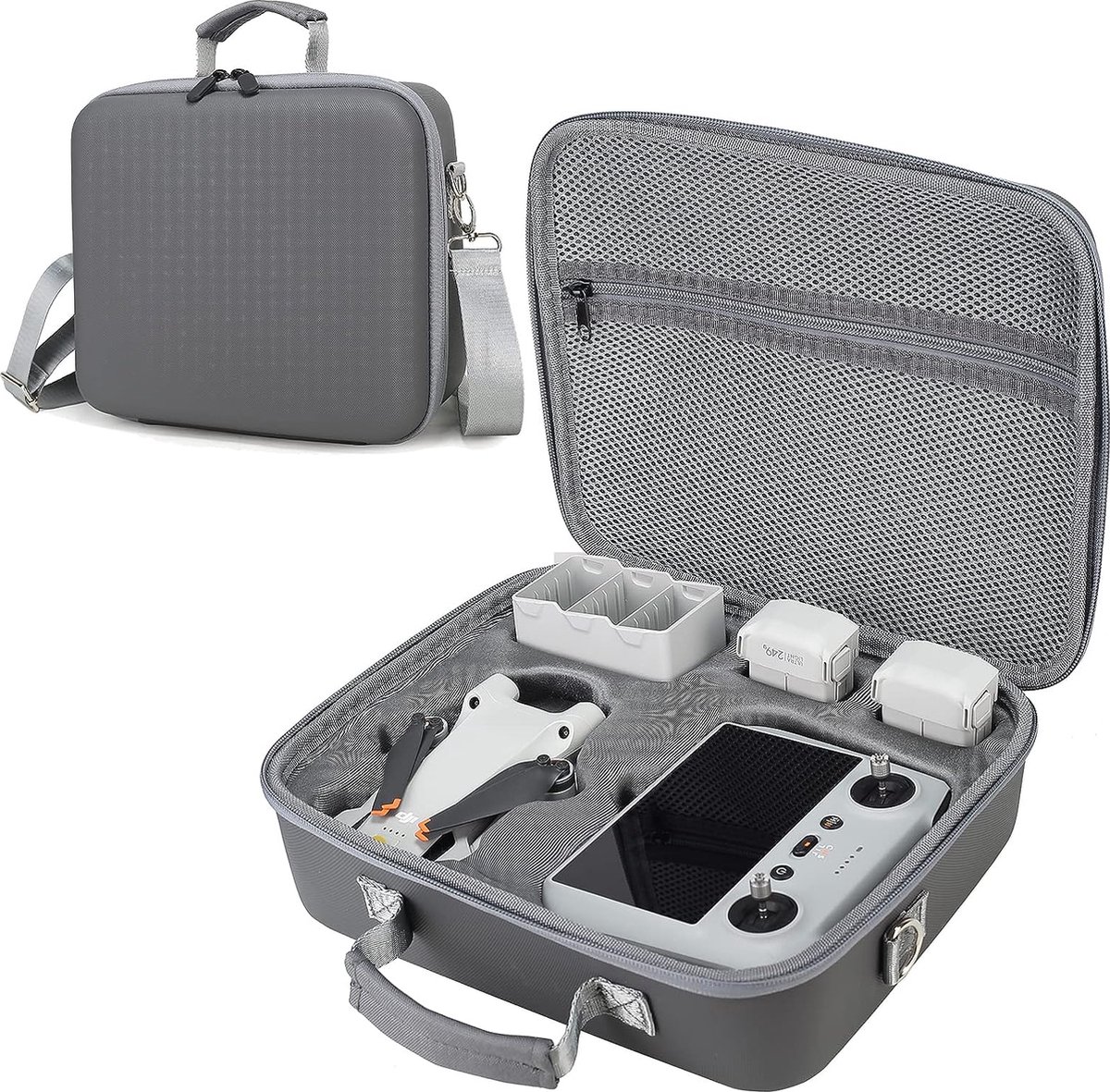 Mini 3 Pro tas, draagbare draagtas voor DJI Mini 3 Pro drones - hoge capaciteit case voor DJI Mini 3 Pro en accessoires compatibel met DJI RC/DJI RC-N1 afstandsbediening, mini 3 pro tas