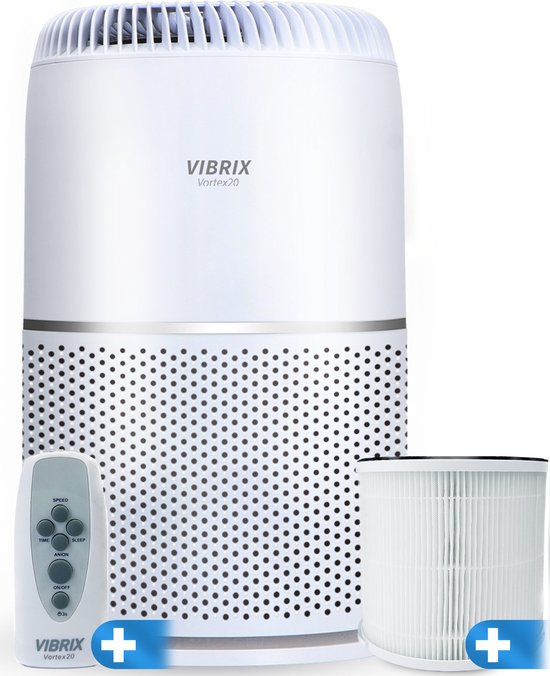Vibrix Vortex20 luchtreiniger met afstandsbediening