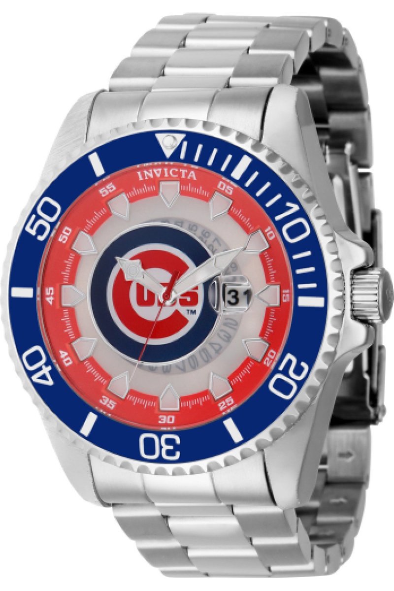 Invicta MLB - Chicago Cubs 43458 Quartz Herenhorloge - 47mm