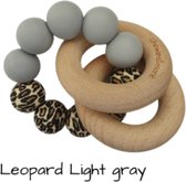 Chewies & More - Bijtring - Leopard Collection - Grey / Grijs