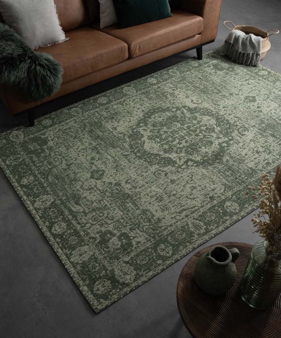 Vintage vloerkleed Traditions - groen 160x240 cm