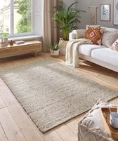 Wollen vloerkleed - Lundr beige 70x130 cm